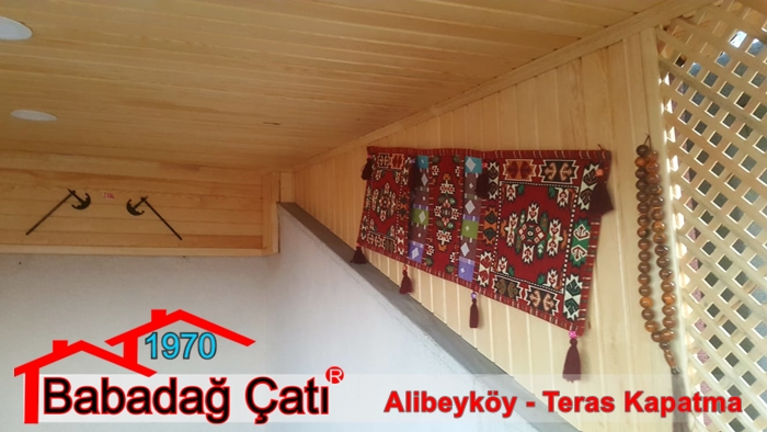 Alibeyköy Teras Kapatma | Balkon Sundurma | Ahşap Teras Kapatma Fiyatı